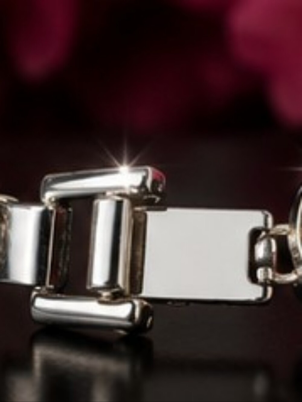 Sparkling Clear Crystal Rhinestone Halo Silver Tone Statement Bracelet 8 Inch - Picture 8 of 12